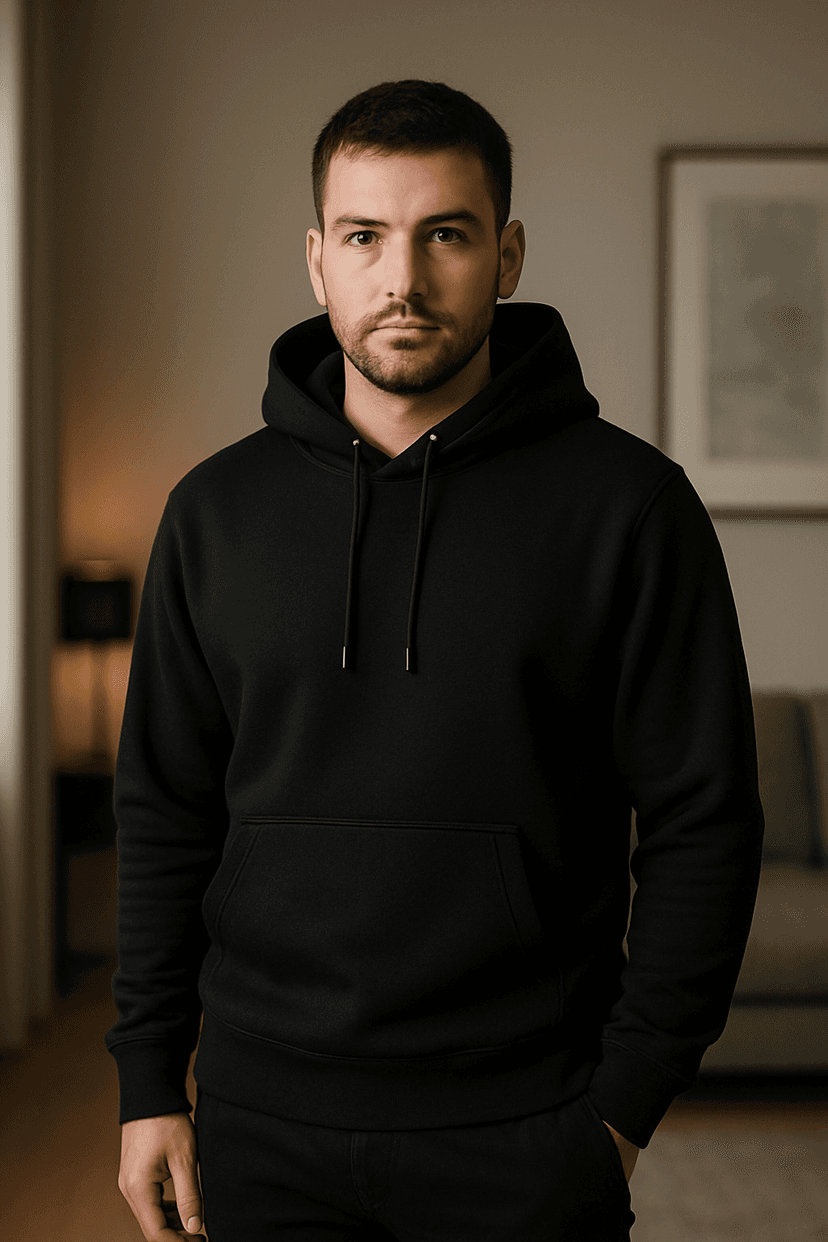 Hoodie Premium Noir